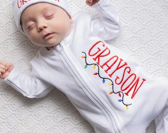 Baby Boy Coming Home Outfit Baby Boy Clothes Newborn Baby Outfit Christmas Outfit For Babies Gift For Baby  My First Christmas Outfit