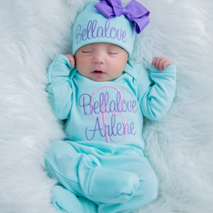 Baby Girl Coming Home Outfit Baby Girl Clothes Newborn Girl Coming Home Outfit Baby Girl Romper Newborn Girl Clothes Baby Girl Gift