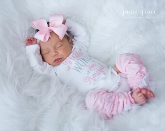 personalized newborn baby girl outfits