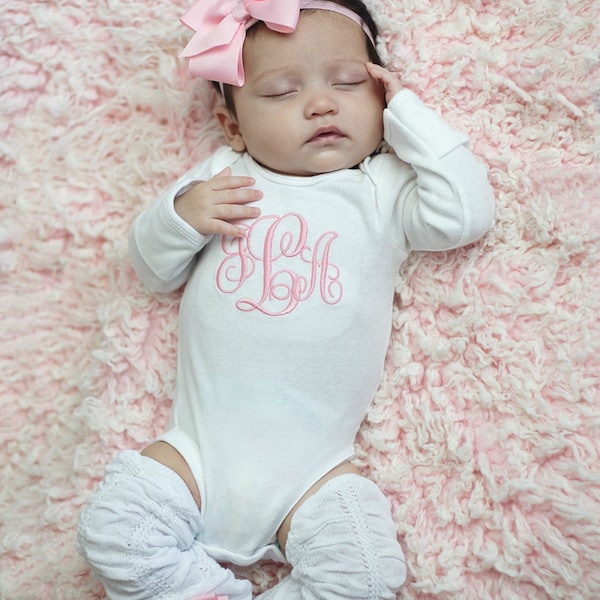 Baby Girl Coming Home Outfit Baby Girl Clothes Baby Girl Gift Monogrammed Baby Girl Outfit Newborn Baby Girl Outfit Baby Girl Leg Warmers