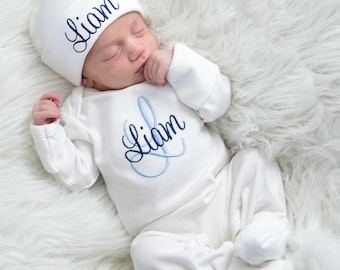 Baby Boy Clothes Baby Boy Coming Home Outfit Baby Boy Gift Newborn