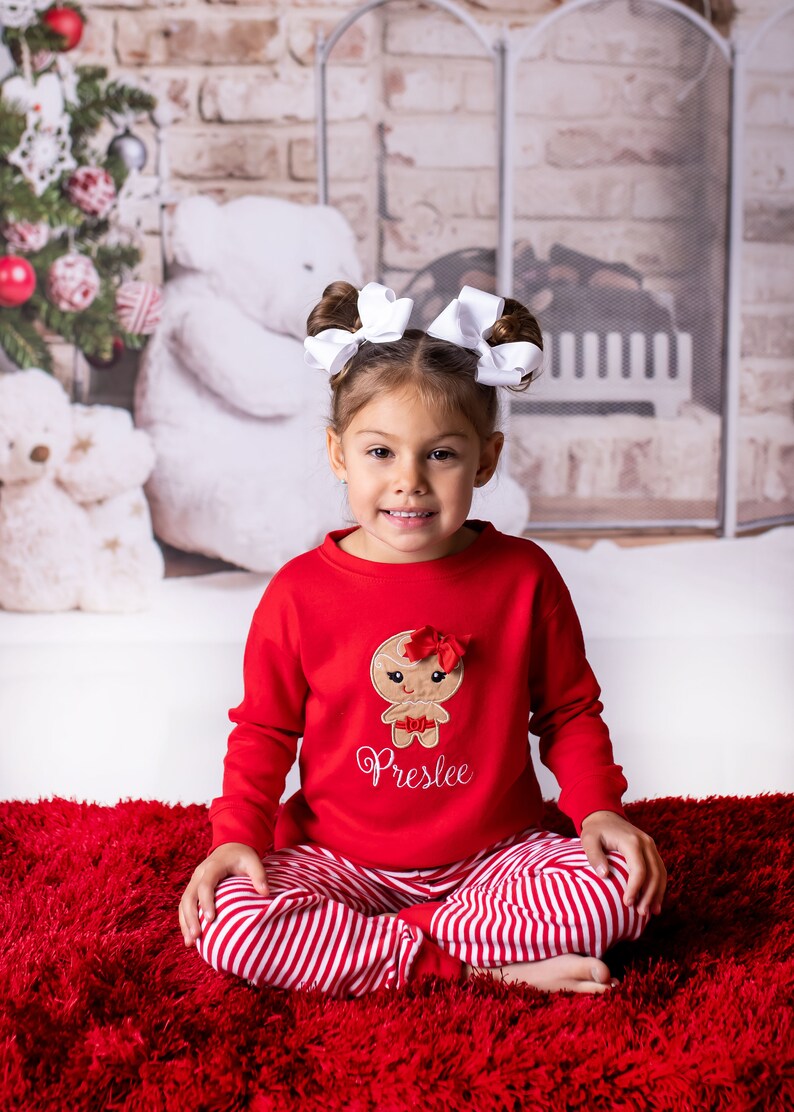Personalized Christmas Pajamas Children's Christmas Etsy
