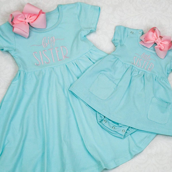 Big Sister Little Sister Outfit, Sibling Outfit, Sister Outfits, Big Sister Little Sister Dresses , Matching Sister Outfits, Girls Dresses