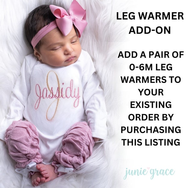 Baby Girl Leg Warmers  Mauve- Dusty Rose Add On - For Existing Customers Only  0-6m