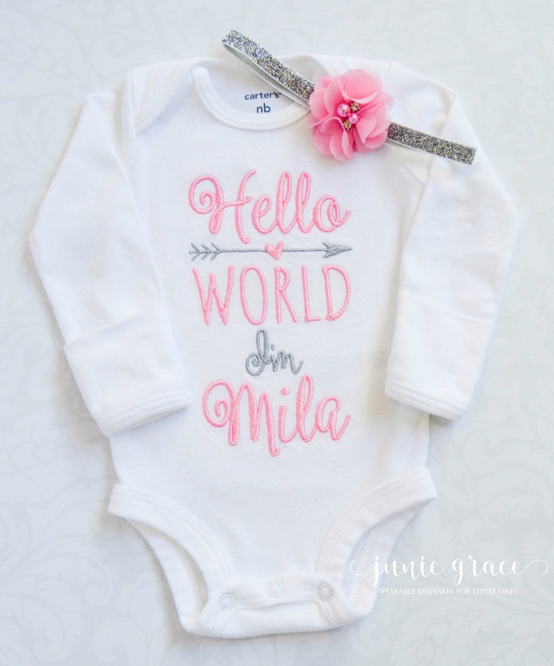 Newborn Girl Coming Home Outfit Baby Girl Coming Home Outfit Etsy