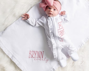 Baby Girl Clothes Baby Girl Personalized Baby Girl Gift Baby Girl Outfit Newborn Girl Clothing Baby Shower Gift For Girl