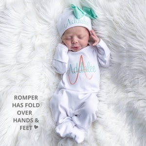 Baby Girl Coming Home Outfit Baby Girl Clothes Newborn Girl Coming Home Outfit Baby Girl Romper Newborn Girl Clothes Baby Girl Gift