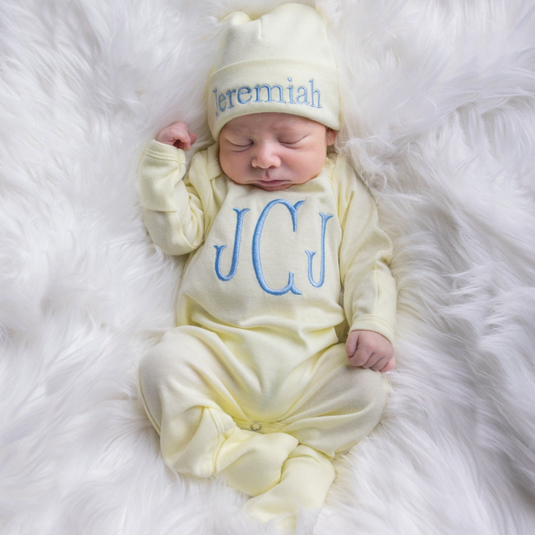 Baby Boy Clothes Newborn Boy Coming Home Outfit Baby Boy Gift Newborn ...