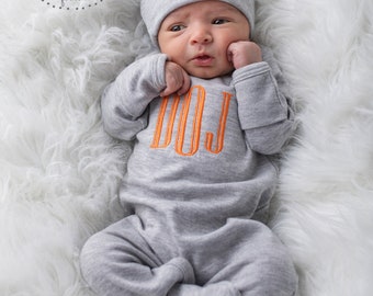Newborn Boy Clothes, Newborn Boy Coming Home Outfit, Hello World Outfit, Personalized Newborn Outfit, Newborn Boy Outfit, Baby Boy Gift