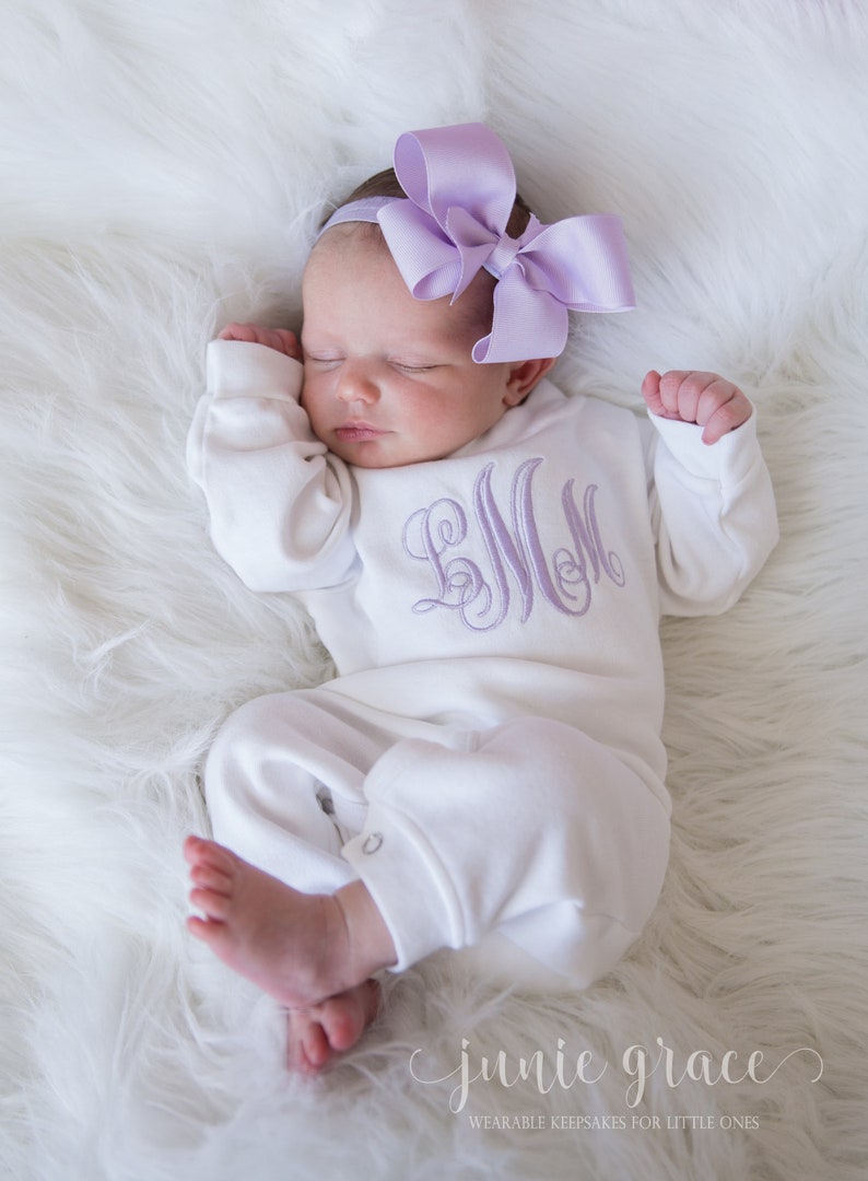 Baby Girl Coming Home Outfit Baby Girl Clothes Personalized Etsy