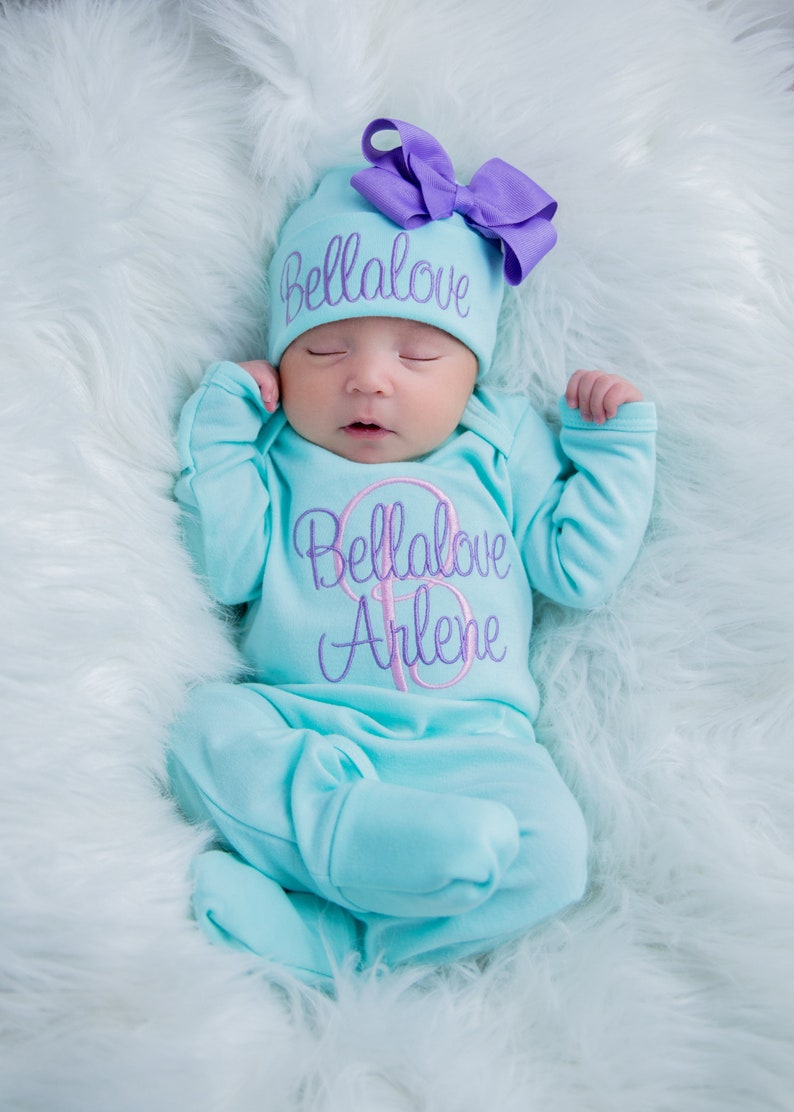 Newborn Girl Coming Home Outfit Newborn Girl Clothes Etsy