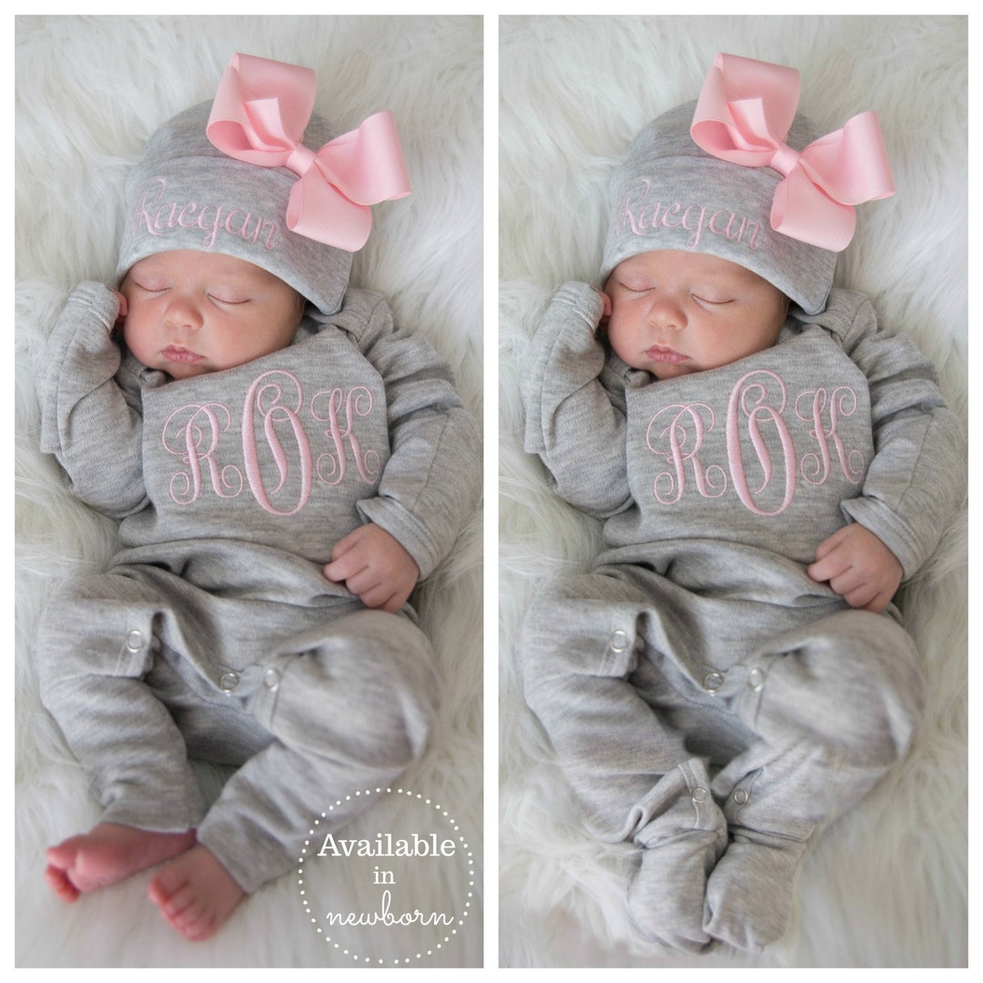 Newborn Girl Clothes Newborn Girl Home Outfit Newborn Girl Gift