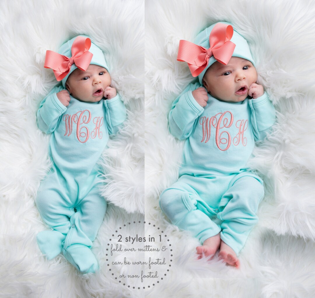 Baby Girl Clothes Baby Girl Coming Home Outfit Baby Girl Gift