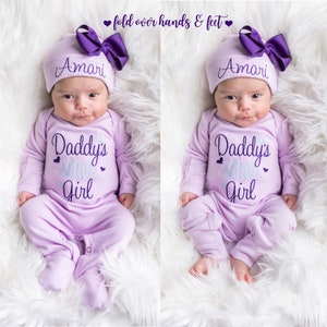 Baby Girl Coming Home Outfit Baby Girl Clothes Newborn Girl Coming Home Outfit Baby Girl Romper Newborn Girl Clothes Baby Girl Gift