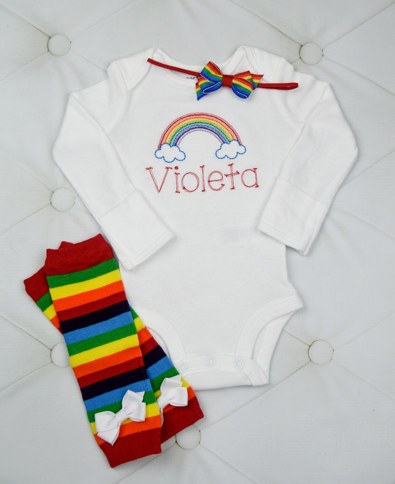 Baby Girl Clothes Baby Girl Outfit Rainbow Baby Outfit Baby Girl Gift Newborn Girl Outfit Rainbow Baby Bodysuit Newborn Girl Clothes