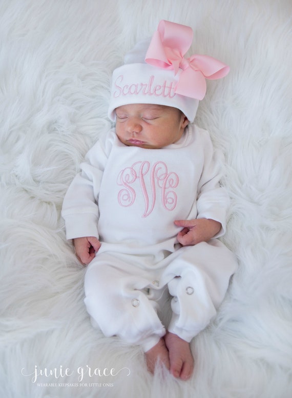 baby girl welcome home outfit