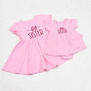 Big Sister Little Sister Outfit, Sibling Outfit, Sister Outfits, Big Sister Little Sister Dresses , Matching Sister Outfits, Girls Dresses