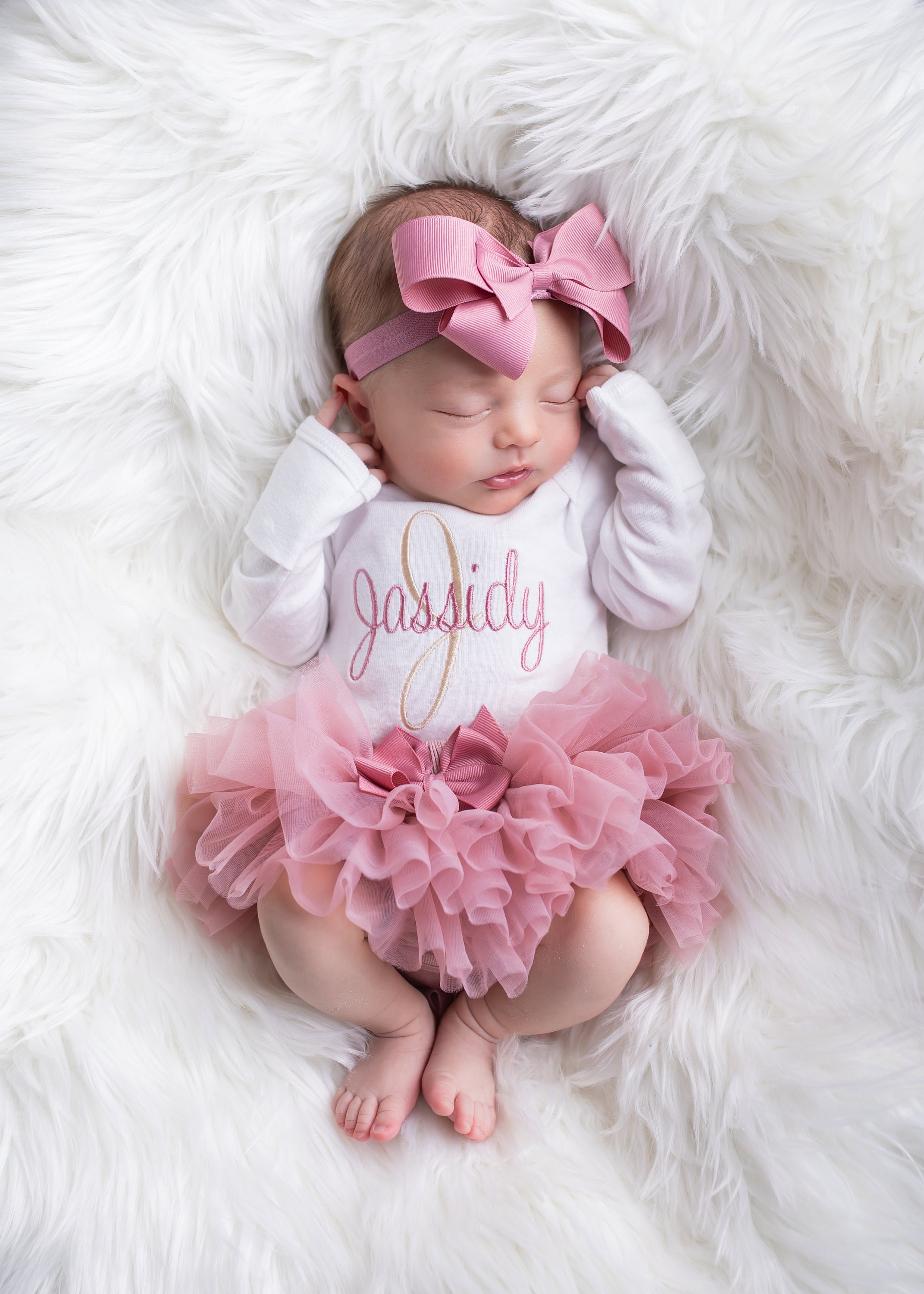 Baby Girl Coming Home Outfit Baby Girl Clothes Baby Girl Gift Newborn Girl  Coming Home Outfit Newborn Girl Clothes Baby Girl Tutu 