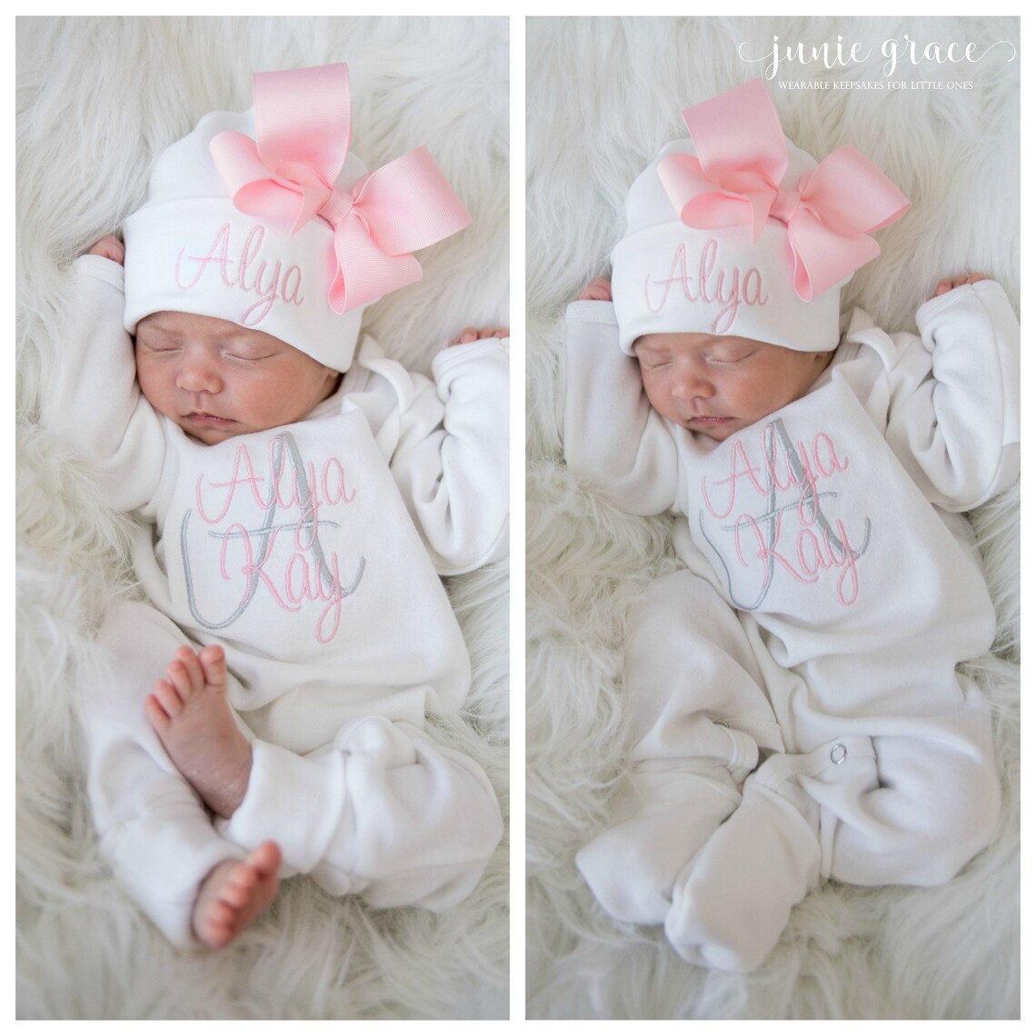 Baby Girl Coming Home Outfit Baby Girl Clothes Newborn Girl Etsy