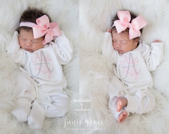 Baby Girl Coming Home Outfit Baby Girl Clothes Baby Girl Gift Baby Shower Gift Baby Girl Gift Newborn Girl Clothes  New Baby Gift