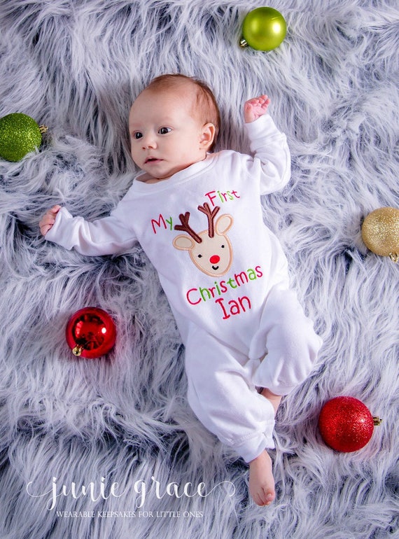 baby boy first christmas clothes