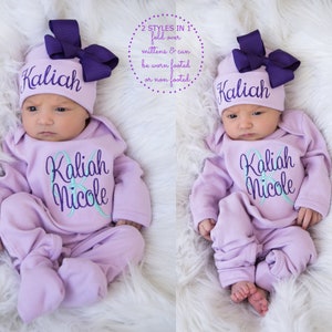 Baby Girl Coming Home Outfit Baby Girl Clothes Newborn Girl Coming Home Outfit Baby Girl Romper Newborn Girl Clothes Baby Girl Gift