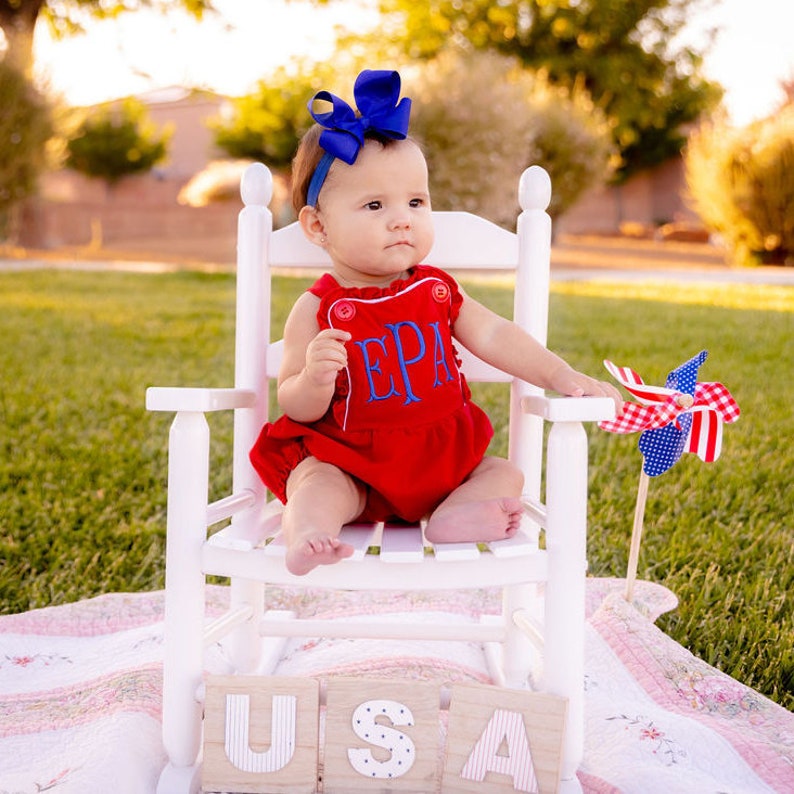 Baby Girl Clothes Baby Girl 4th of July Outfit Baby Girl Etsy