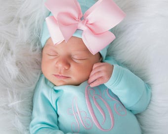 Personalized Baby Girl Clothes Newborn Girl Coming Home Outfit Baby Shower Gift For Girl Custom Baby Girl Gift Infant Clothing Newborn Gift