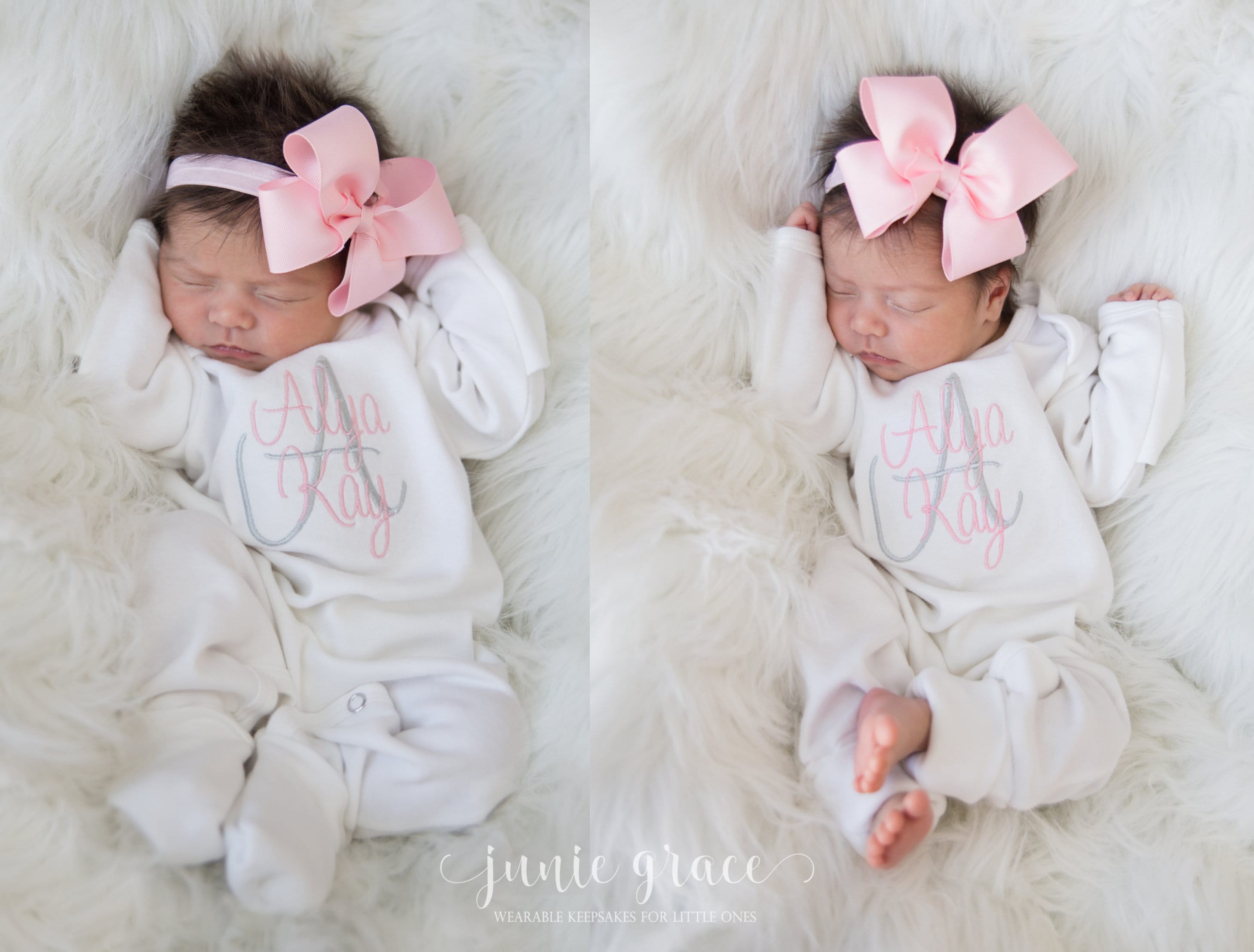 Infant girl clearance outfits with headbands