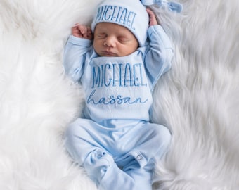 Baby Boy Clothes, Baby Boy Coming Home Outfit, Baby Boy Gift, Personalized Baby Boy Outfit, Newborn Boy Outfit, Custom Baby Boy Outfit TF