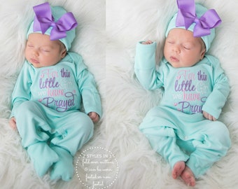 Newborn Girl Coming Home Outfit Newborn Girl Gift Newborn Girl Outfit Newborn Girl Clothes Baby Girl Outfit Baby Girl Clothes Newborn Hat