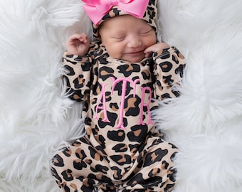 Baby Girl Coming Home Outfit, Baby Girl Clothes, Personalized Baby Girl Gift, Newborn Girl Clothes, Newborn Girl Outfit, Newborn Hat