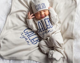 Baby Boy Clothes, Baby Boy Coming Home Outfit, Gift For Baby Boy, Personalized Baby Boy Outfit, Newborn Boy Outfit, Custom Baby Boy Outfit