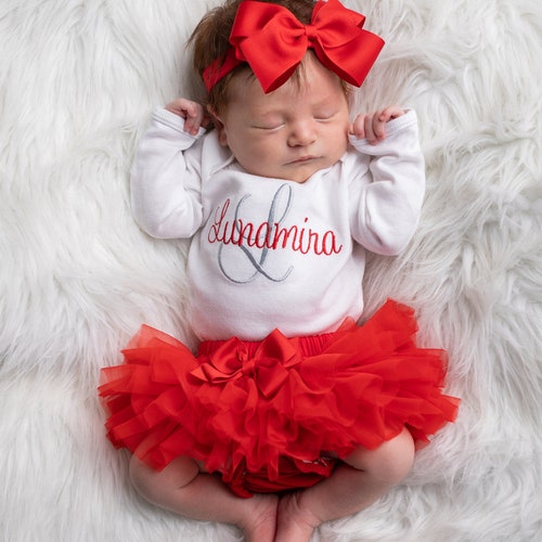 Baby Girl Coming Home Outfit Baby Girl Clothes Personalized Etsy