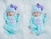 Newborn Girl Coming Home Outfit Newborn Girl Clothes Personalized Baby Girl Gift Personalized Baby Girl Outfit Baby Girl Sleeper Newborn Hat 