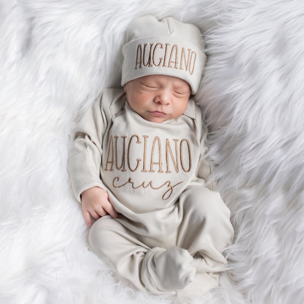 Baby Boy Clothes, Baby Boy Coming Home Outfit, Baby Boy Gift, Personalized Baby Boy Outfit, Newborn Boy Outfit, Custom Baby Boy Outfit TF