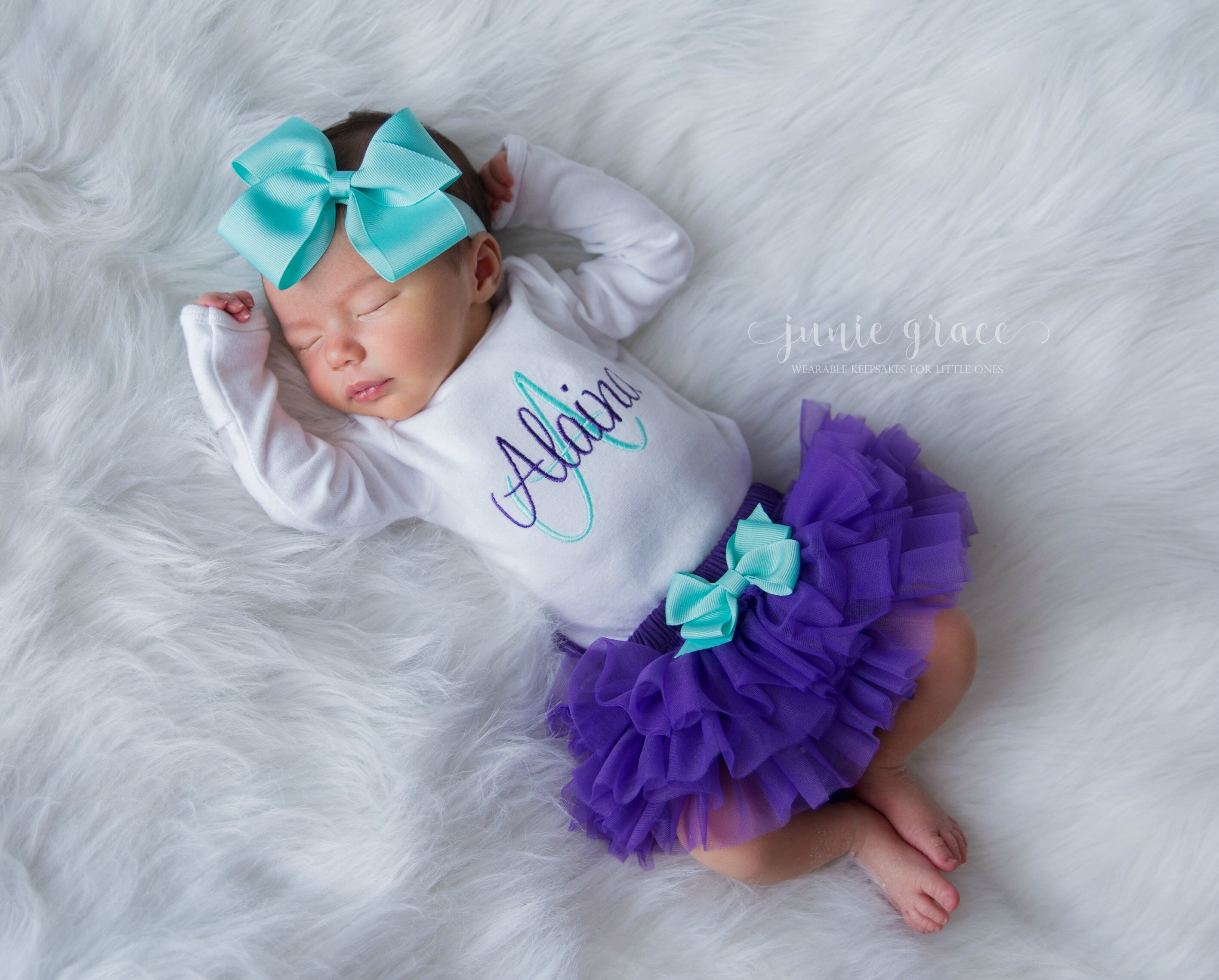 Baby girl purple outfit 2025