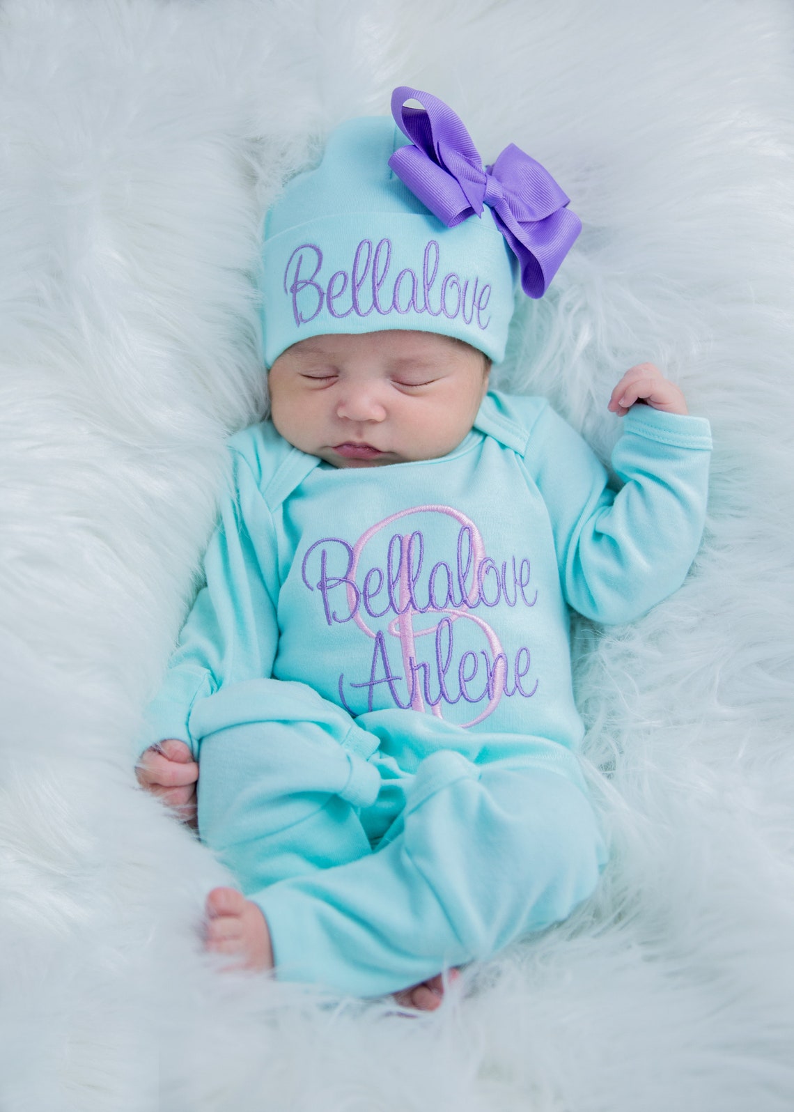 Newborn Girl Coming Home Outfit Newborn Girl Clothes Etsy
