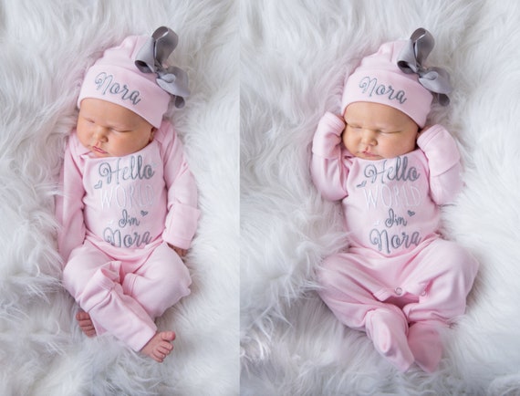 baby girl welcome home outfit