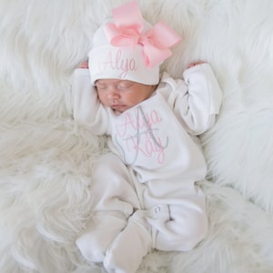 Baby Girl Coming Home Outfit Baby Girl Clothes Newborn Girl Coming Home Outfit Baby Girl Romper Newborn Girl Clothes Baby Girl Gift