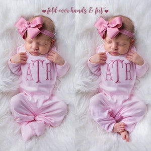 Baby Girl Coming Home Outfit, Baby Girl Clothes, Newborn Girl Coming Home Outfit, Baby Girl Romper Newborn Girl Clothes Baby Girl Gift