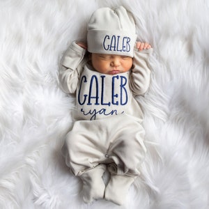 Baby Boy Clothes, Baby Boy Coming Home Outfit, Baby Boy Gift, Personalized Baby Boy Outfit, Newborn Boy Outfit, Custom Baby Boy Outfit TF