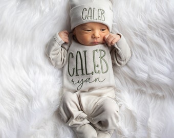 Baby Boy Clothes, Baby Boy Coming Home Outfit, Baby Boy Gift, Personalized Baby Boy Outfit, Newborn Boy Outfit, Custom Baby Boy Outfit TF SS