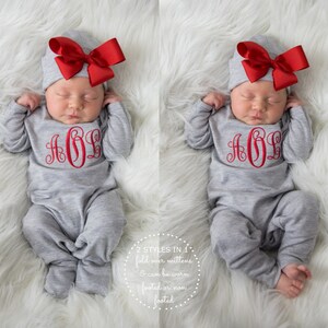 Ropa de niña bebé niña que viene a casa traje bebé niña regalo traje personalizado traje de niña recién nacida sombrero de niña recién nacida ropa de niña recién nacida