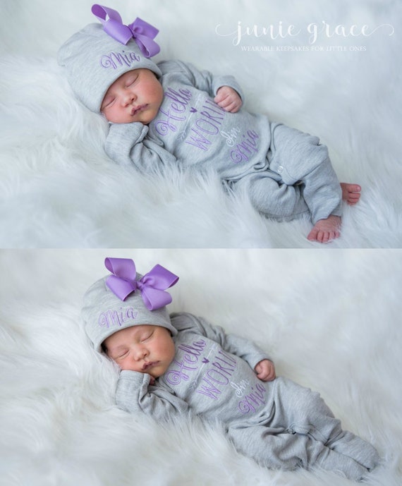 newborn girl coming home outfit winter