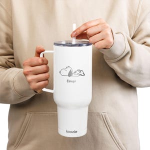 Snoopy Inspired- Engraved Insulated Tumbler, 40oz Travel Mug, Funny, Vacation Must-Have, Unique Engraving