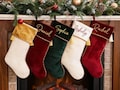 Personalized Christmas Stocking with Name, 2025 Christmas Stocking with Family Names, Family Stockings, Christmas Family Gifts Holiday Decor