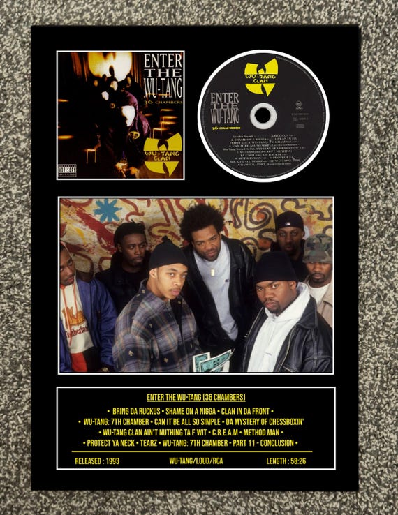 Wu-tang Clan | Enter the Wu-tang : 36 Chambers | Retro Mounted CD