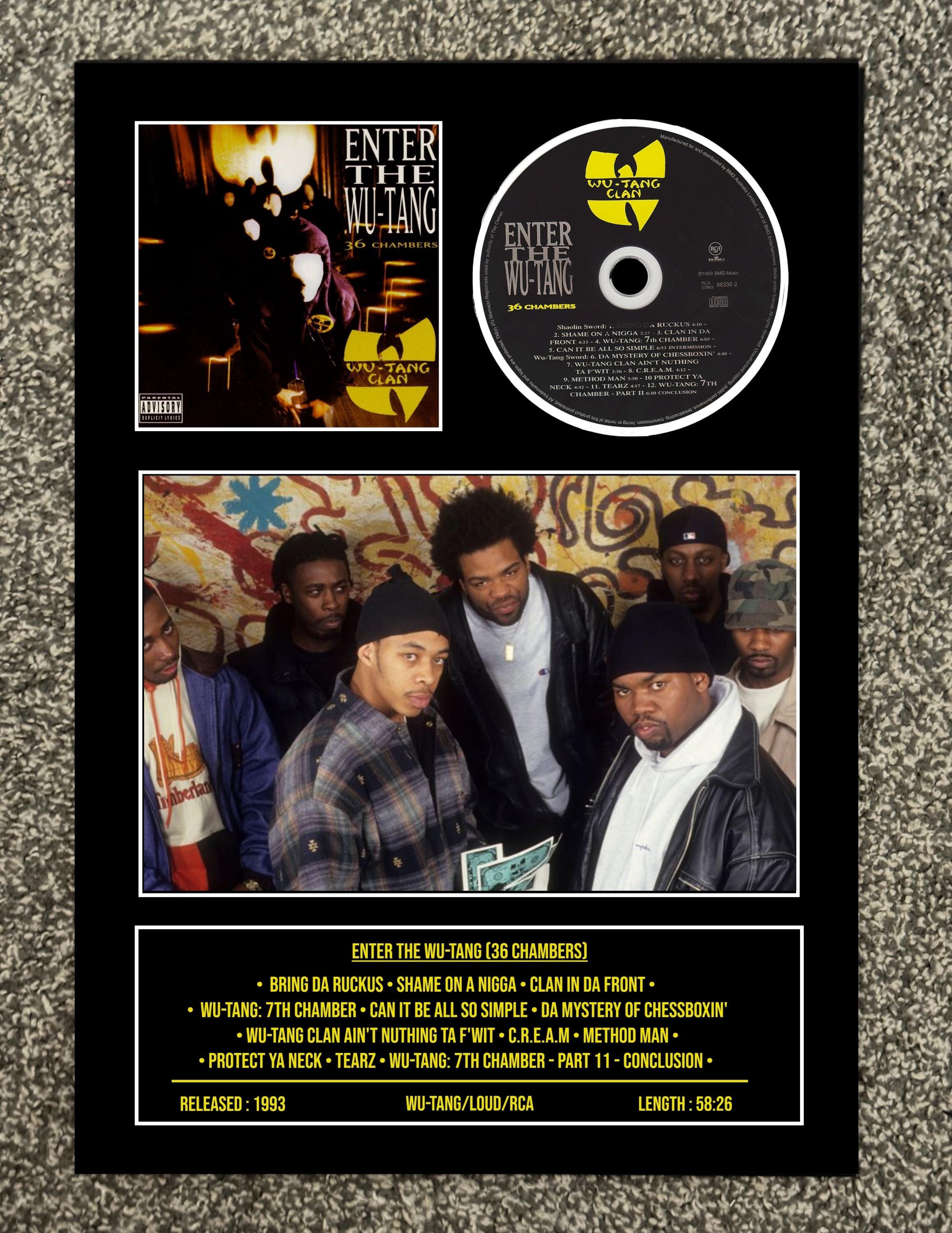 Wu Tang Poster - Etsy UK