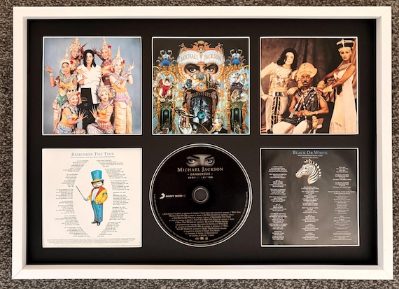 Michael Jackson | Dangerous | Retro Mounted CD Wall Display